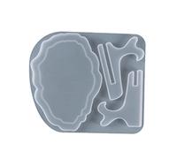 Moules rectangulaires en silicone pour cadre photo en résine pour moulage de cadre personnalisé