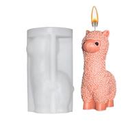 Moules Résine 3D | Moule Alpaga 3D Pour Moulage,Outil Facile Démoulage Réutilisable pour Bougies Chocolat Art Projet Débutant Confirmé Atelier École