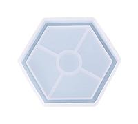 Moules ronds en silicone brillant de forme irrégulière pour dessous de verre en résine d'agate, tapis de tasse, ensemble de bijoux