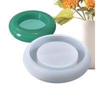 Moules ronds en silicone pour bougeoirs - Pour résine, plâtre, béton, bijoux