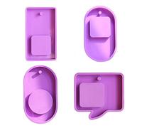 Moules ronds en silicone pour sable mouvant - Moule époxy pour artisanat micro paysage bijoux décoration artisanat sable mouvant