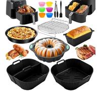 Moules Silicone Air Fryer Pour Moulinex Easy Fry 7 5L Ninja Max Pro 6 2L Cecotec 5 5-6L Réutilisable
