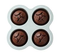 Moules silicone pâtisserie cuisson réutilisable résistante à la chaleur 4 | Moule à Cake Pour bonbons gélifiés savon bougie art créatif fête gelée pudding Gris