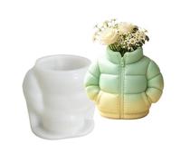 Moules Silicone Pour Époxy Démoulage - Facile Doudoune Drôle DIY Moules en | Moules en silicone pour pots de fleurs Argile plâtre vase | rangement récipients DIY art projets déco maison Moules Pour