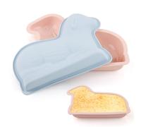 Moules Silicone, QIANAI Lot de 2 Pâques Candy Mould, Silicone Moules à Chocolat, Agneau Paques Moule En Silicone, Utilisé Pour La Confection De Gâteaux, De Biscuits Et De Chocolats