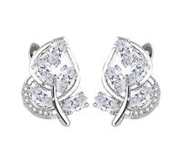 Moules Taille Artisanat Kits Women Multicolor Cubic Zirconia Ear Stud Earrings Jewelry For Women Birthday Christmas Friends Trousse Kits Organisateur compatible with Machine Bijoux (GD1, One Size)