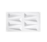 Moules triangulaires en silicone faits à la main en résine pour décoration de gâteaux de cuisine, cadeaux de Noël