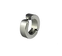 Moules Trousse Outils Bijoux Ronde petites femmes en acier non piercé poignets bijoux oreilles titane hommes d'oreilles Étau Trousses Outils Fabrication Nettoyeur Bijoux (Silver, One Size)