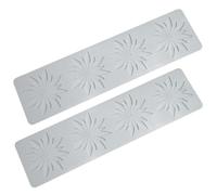 Moules Tuille 2pcs Flake de neige moules tuile dentelle en silicone pour la décoration de gâteau bricolage facile à libérer la cuisson qualité alimentaire pour gâteau dessert alimentaire et p