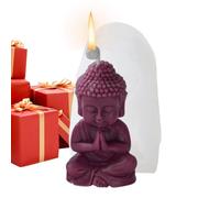 mouless de Bouddha pour bougies - Mini Mini mouless de cire de silicone Bouddha pour l'artisanat spirituel | de sculpture de bougie en résine pour décor zen, de statue de Bouddha pour résine e