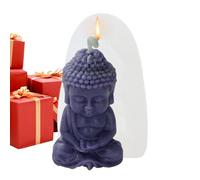 mouless de Bouddha pour bougies - Mini Mini mouless de cire de silicone Bouddha pour l'artisanat spirituel | de sculpture de bougie en résine pour décor zen, de statue de Bouddha pour résine e
