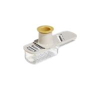 Moulin à ail et gingembre multifonction 3 en 1 avec lames en acier inoxydable, 15,5 x 4 x 5,1 cm pour une préparation et une découpe faciles des aliments