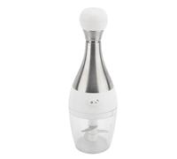 Moulin à ail manuel, hachoir alimentaire à main pour légumes, viande, fruits et oignons ; petit robot de cuisine manuel, efficace et économisant du temps, avec lames en acier