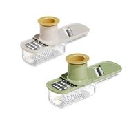 Moulin à ail multifonctionnel, mini trancheuse qui peut moudre, mandoline multifonction pour légumes et légumes, hachoir à ail et gingembre, avec récipient pour légumes