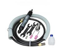 Moulin à air comprimé de type crayon avec tuyau 2 colliers de serrage de 1 10,2 cm, stylo rotatif pneumatique en continu, ponceuse, polisseuse, gravure, outil de perçage, clé à molette, étui de