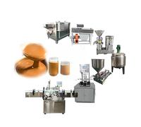 Moulin à beurre d'arachide compact commercial avec design en acier inoxydable de qualité alimentaire pour un broyage efficace des noix et des graines - Idéal pour les petites configurations de