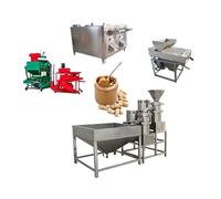 Moulin à beurre d'arachide en acier inoxydable de qualité alimentaire avec deux étapes de broyage pour la fabrication de pâte de sésame, de noix de cajou et d'amande dans les cuisines compactes