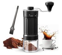 Moulin à Café - Broyeur Cafe Grain - Moulin à Café Manuel - Avec broyeur conique en céramique,Réglage à 40 Niveaux,Capacité de 30g