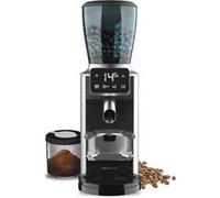 Cecotec - Moulin à Café Électrique SteelMill Touch - 200W, Acier Inoxydable, Écran Tactile et 30 Niveaux de Mouture, Récipient à Grains de 300gr avec Couvercle et 200gr de Café en Poudre