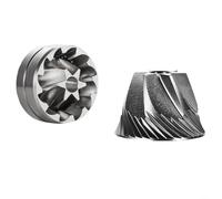 Moulin à café conique 38 mm de rechange pour expresso 5/6/7 Core Options en acier inoxydable facile à remplacer (6 cœurs)