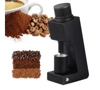 Moulin à café conique de précision, mouture réglable, corps en aluminium aéronautique, indispensable le barista amateur.