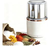 Moulin à Café Électrique 200 ML, Moulin à Café Grain 150w 23000 TR/Min en Acier Inoxydable 304, Moulin à Épices pour Café, Herbes, Noix, Utilisation Sèche Et Humide avec Verrou De Sécurité