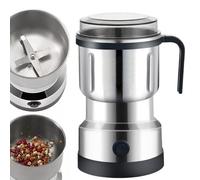 Moulin À Café Électrique, 500ml Avec Couvercle Broyeur À Grain Usage Domestique, Acier Inoxydable Broyage Rapide Moulin À Épices Portable, Pour Poivre, De Lin