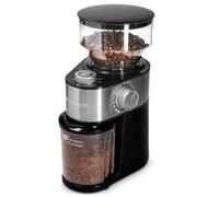 Navaris Moulin à café électrique - Broyeur de café avec meule plate pour 2 à 14 tasses - Grinder avec différentes épaisseurs de mouture