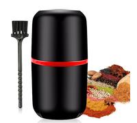 Moulin à Café Électrique - Broyeur de Pilules et d'Épices - Pour les Grains de Café, Noix et Épices - Noir