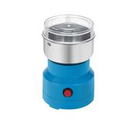 Moulin À Café Électrique De Cuisine, Céréales, Noix, Haricots, Épices, Mini Hachoir, Robot Culinaire, Mixeur Moulin Efficace Effort(Blue)