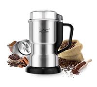 Moulin à café électrique et à épices, 150 W, broyage rapide avec lames en acier inoxydable | pour grains de café, épices, graines, herbes | Moulin à aliments secs | Mini moulin de cuisine (avec