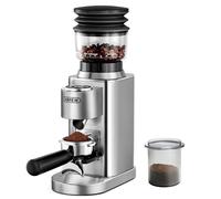 Moulin à café électrique HiBREW G7-48 réglages précis pour espresso/café filtre/café à la française, contrôle des portions et antistatique, broyeur conique pour un café fraîchement moulu