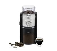 Moulin à café électrique KRUPS GVX242 - Noir métal - 17 niveaux de réglages - 2 à 14 tasses