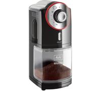 Moulin à Café Melitta Molino 1019-01 6741433 100W Nettoyage Facile Disque de Meulage Plat Rouge Mat Noir/Rouge