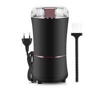 Moulin à Café Électrique,Moulin à café à meules en acier inoxydable,400W Broyeur à Graines de Lin avec couverture visuelle, pour Noix, Poivre, Épices, Semences de Café