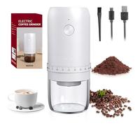 Moulin à café électrique portable sans fil sans bavure, 40 réglages de grossièreté réglables, durée de vie extra longue, rechargeable par USB, pour cafetière goutte à goutte, cafetière à piston