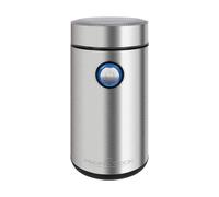 Moulin à café ProfiCook pour moudre des grains de café | Moulin à café électrique à 2 vitesses Couteau en acier inoxydable | Grinder avec fenêtre & 40gr. Réservoir | Acier inoxydable - PC KSW 1216
