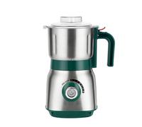 Moulin À Café Électrique Robot Culinaire 500W Concasseur A Grain Meuleuse Humide Et Sèche Moulin Cereales Pot Et Lames En Acier Inoxydable Pour Chutney D'épices Au Café Impulsion À 2 Vitesses 600ML