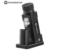 Moulin à café électrique Starseeker E55 Pro, meule conique en alliage de titane de 55 mm, moteur alternatif de 72 W, noir, moulin à espresso professionnel avec réglage continu et technologie anti-pous