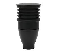 Moulin à café en alliage d'aluminium, capacité de 60 g, outil de nettoyage par soufflage, compatible avec la série Eureka Mignon, spécialité Silence manuelle, filtre au design (Noire)