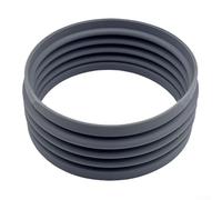 Moulin à café en silicone compatible avec les machines à dose unique G01/G01S, presse à air comprimé pour utilisation et réduction de la rétention des haricots, gris, 14 x 13,6 x 5,5 cm