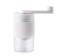 Moulin à café externe à 35 vitesses pour un usage domestique, conçu pour une mouture constante et une saveur améliorée (blanc)