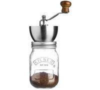 Moulin à café - KILNER - Manuel - Acier inoxydable - Mouture réglable - 0,5 L