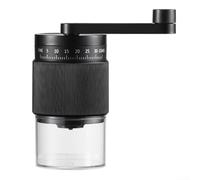 Moulin à café manuel avec 35 réglages de mouture - Fraise conique manuelle pour une utilisation avec plusieurs méthodes de brassage du café (noir)