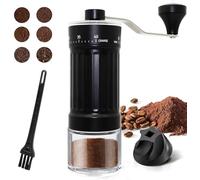 Moulin à Café Manuel, Broyeur en céramique, Broyeur Conique Manuel et en Continu, Coffee Grinder, Réglage Précis du Degré de Mouture sur 40 Niveaux, Pour French Press et cafetière à moka