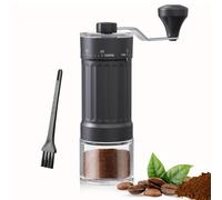 Moulin à café manuel en acier inoxydable - Grille en céramique pour amateurs de café écologique et expresso