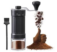 Moulin à café manuel externe réglable, avec fraise conique contemporaine en céramique de haute précision, 40 niveaux réglables, pour Aeropress, Espresso, Verser Over, Cafetière à piston française