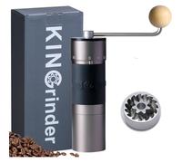 Moulin à Café Manuel KINGrinder K6 avec 200 degrés de mouture réglables pour Aeropress,French Press,Drip,Expresso,capacité 35 g