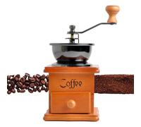 Moulin à café manuel manuel de style vintage, moulin à café manuel rouleau moulin à café classique moulin à café manuel à manivelle pour café goutte à goutte