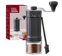 Moulin à café manuel - Moulin à café manuel avec 40 niveaux réglables - Moulin à café manuel portable pour expresso, aéropress, cafetière française et cafetière à moka